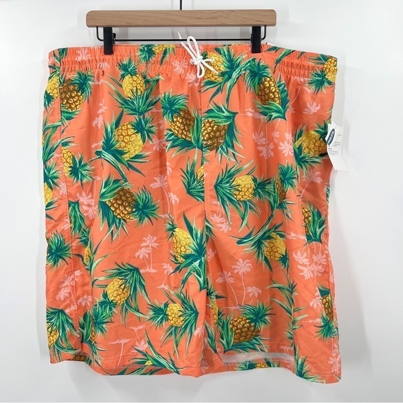 Old Navy Pineapple Orange Swim Trunks - Picture 1 of 7